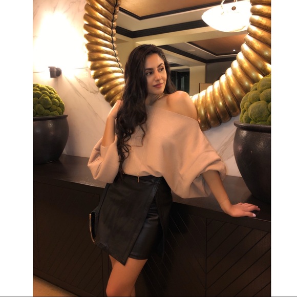 Goat Leather Skirt